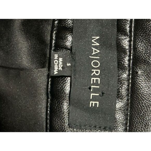 Majorelle Christopher Belted Paperbag Pants Womens Black Size Small - Picture 7 of 8